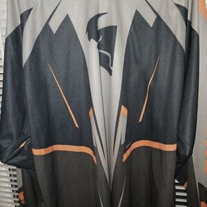 Mens Thor Motorcycle / Off Road Black and Orange Men's Jersey